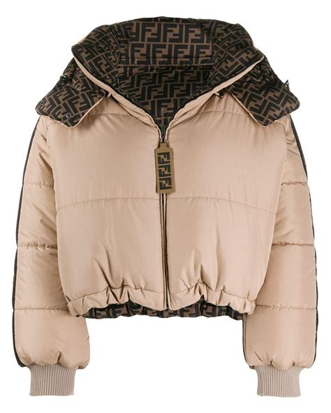 farfetch Fendi puffer jacket